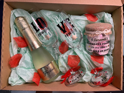 DOS copas de cava (Texas Hold 'Em)