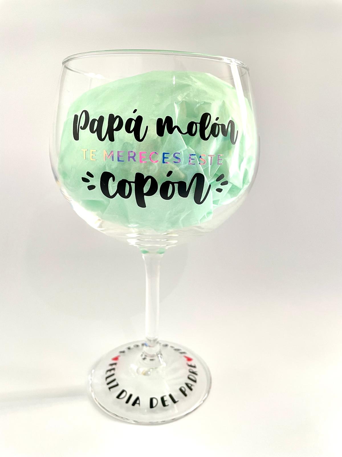 Copa balón (Gintonic) ''diseño papá''