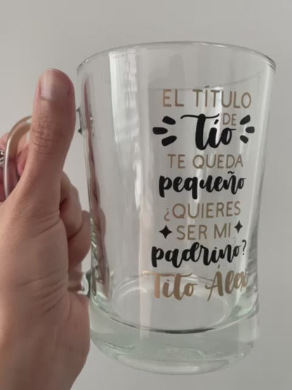 Jarra de cerveza ''diseño padrino''